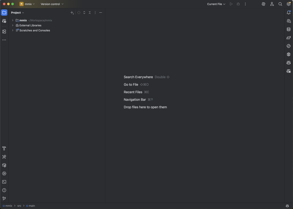 IntelliJ IDEA 프로젝트 생성 완료